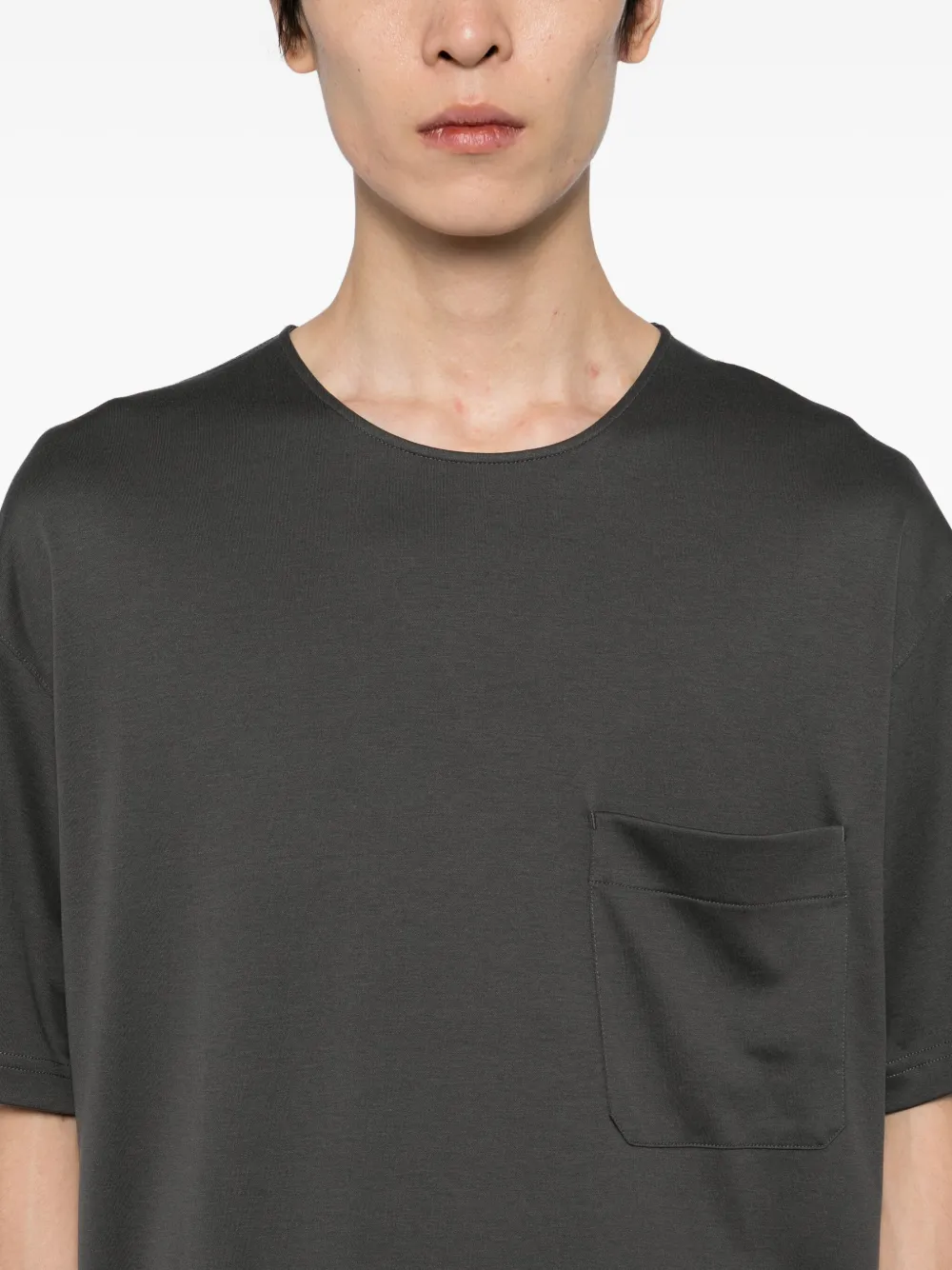 Lemaire Short-sleeves T-shirt In Gray