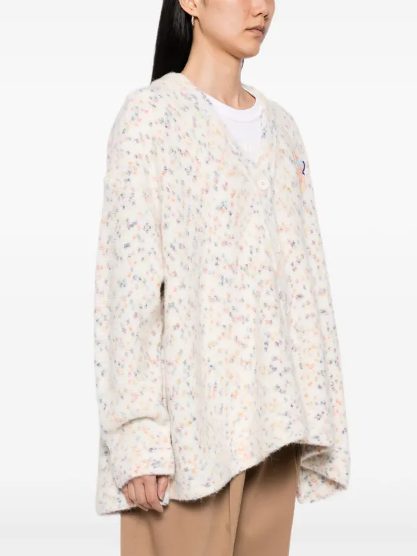 Logo Embroidered Cardigan