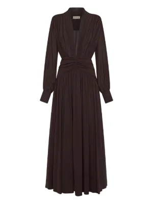 Robe Portefeuille NICHOLAS En Soie Noire - Taille 36 - Style Décontracté Et élégant
