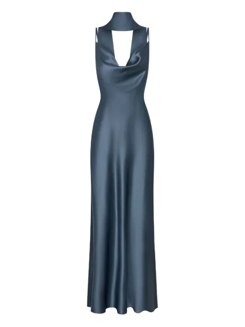 Nicholas cowl-neck maxi dress