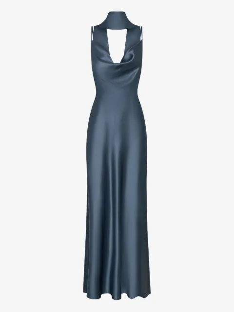 Nicholas cowl-neck maxi dress