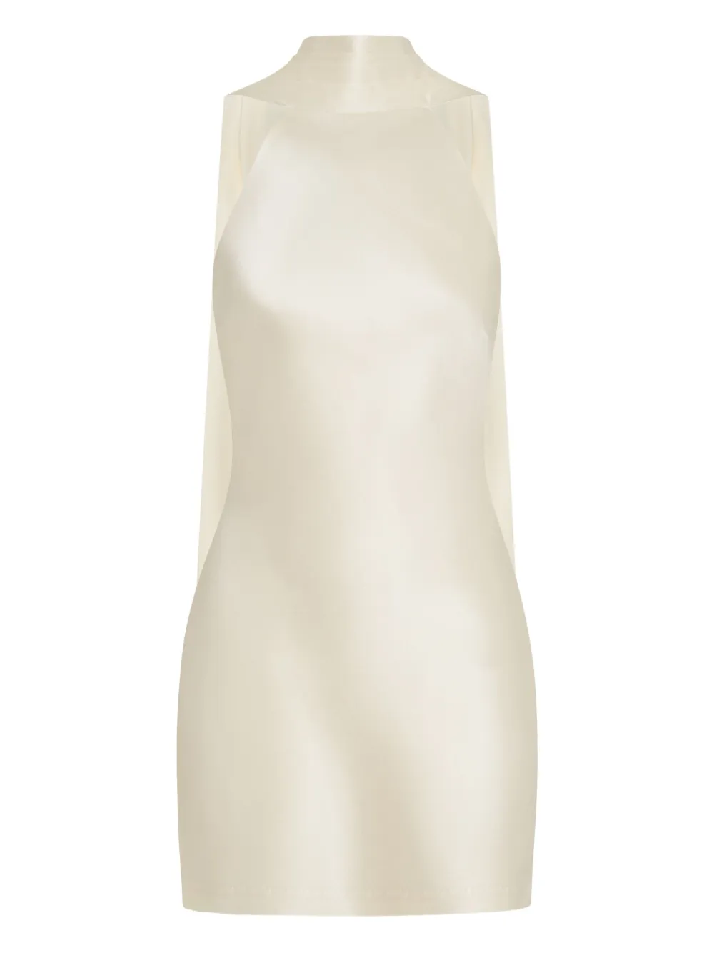 Nicholas Lita Cape Mini Dress In Neutral