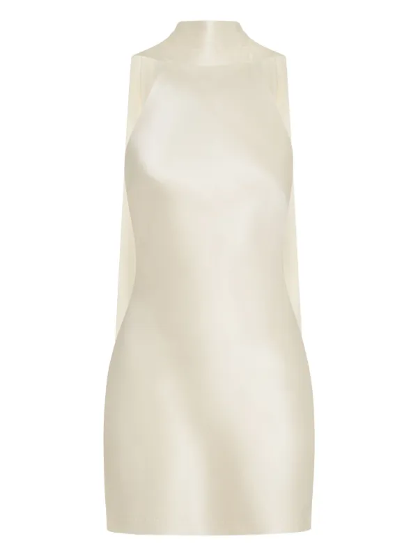 knee length dresses for ladies Lilydale Cape Mini Dress In White  Elliatt