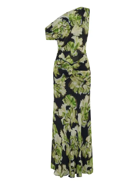 Nicholas Elza one-shoulder floral-print dress