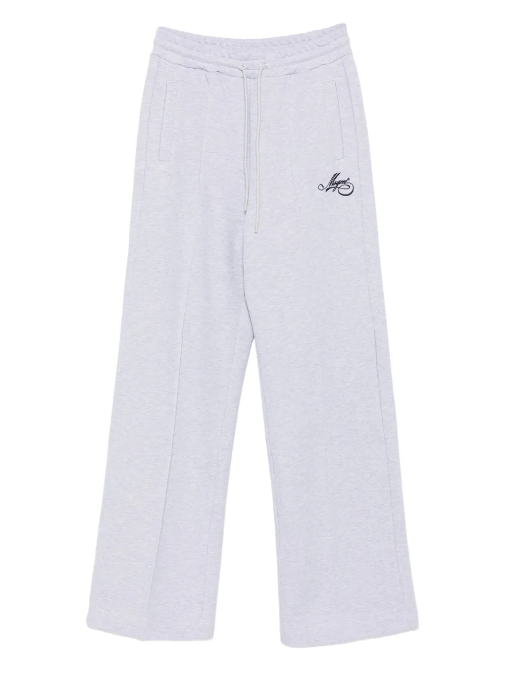 MSGM embroidered-logo sweatpants | Grey | Image 1