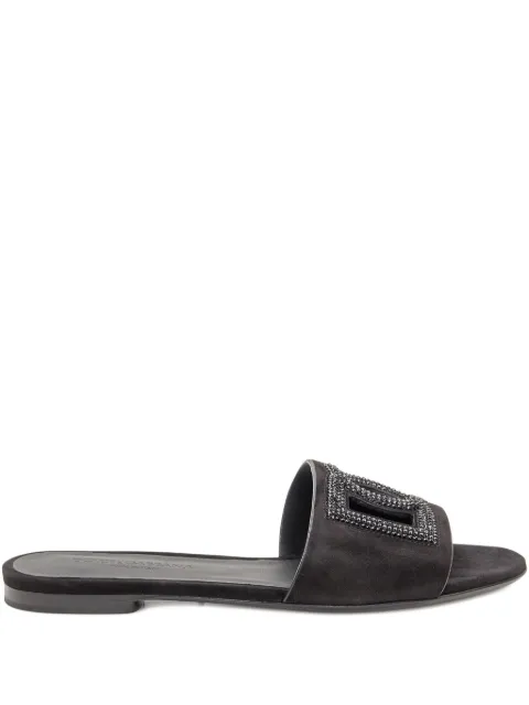 Dolce & Gabbana embellished logo sandals
