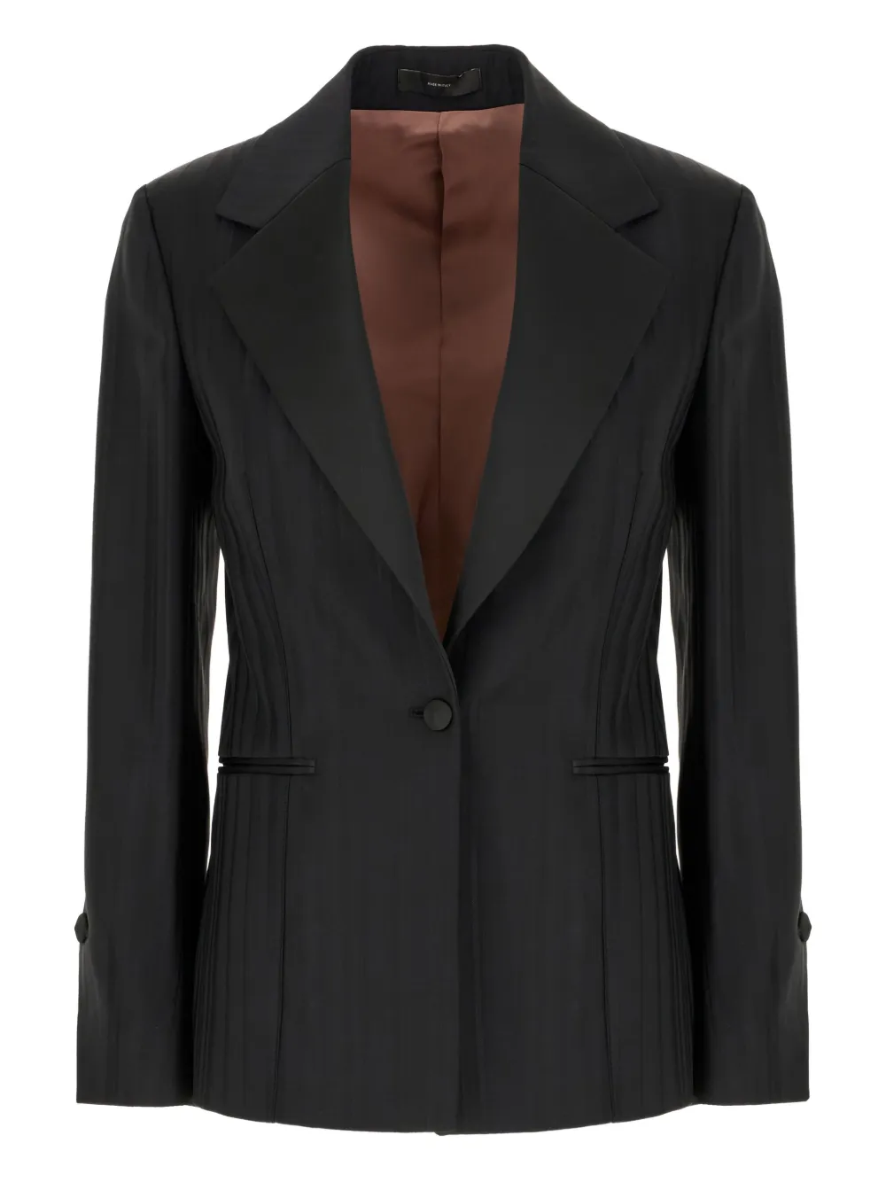 Paul Smith Single-button Wool Blazer In Black
