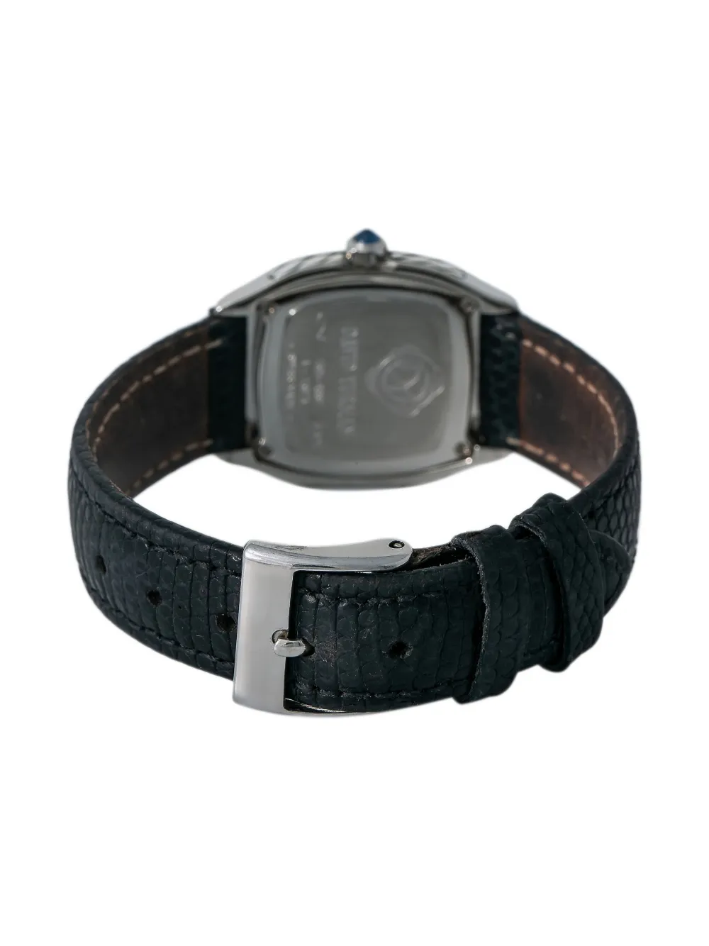 Pre-owned David Yurman Thoroughbred 25mm In Black