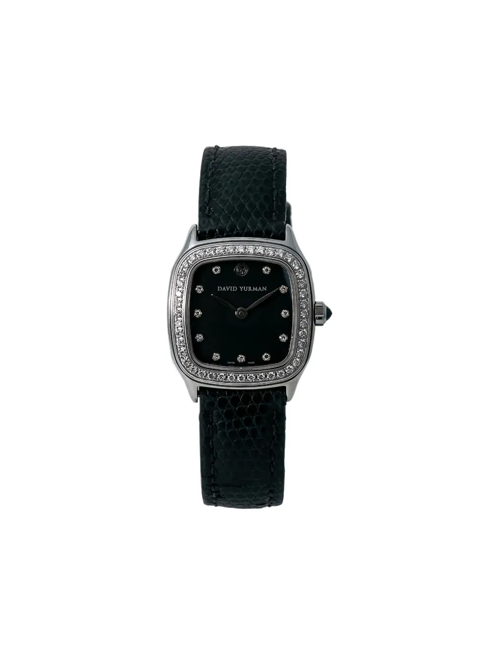 David Yurman Pre-Owned Thoroughbred 25mm - ブラック David Yurman Pre-Owned Thoroughbred 25mm - ブラック