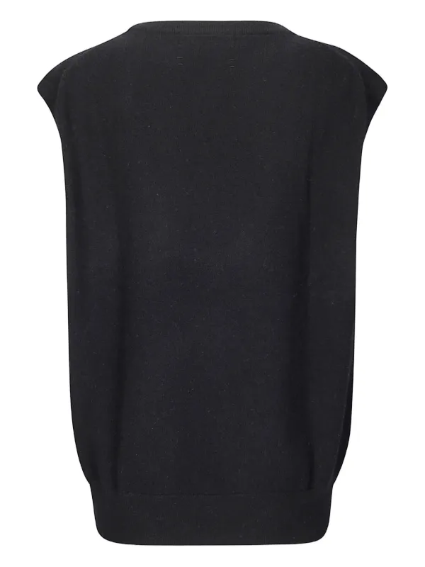 Extreme Cashmere リブニット ベスト | ブラック | FARFETCH JP