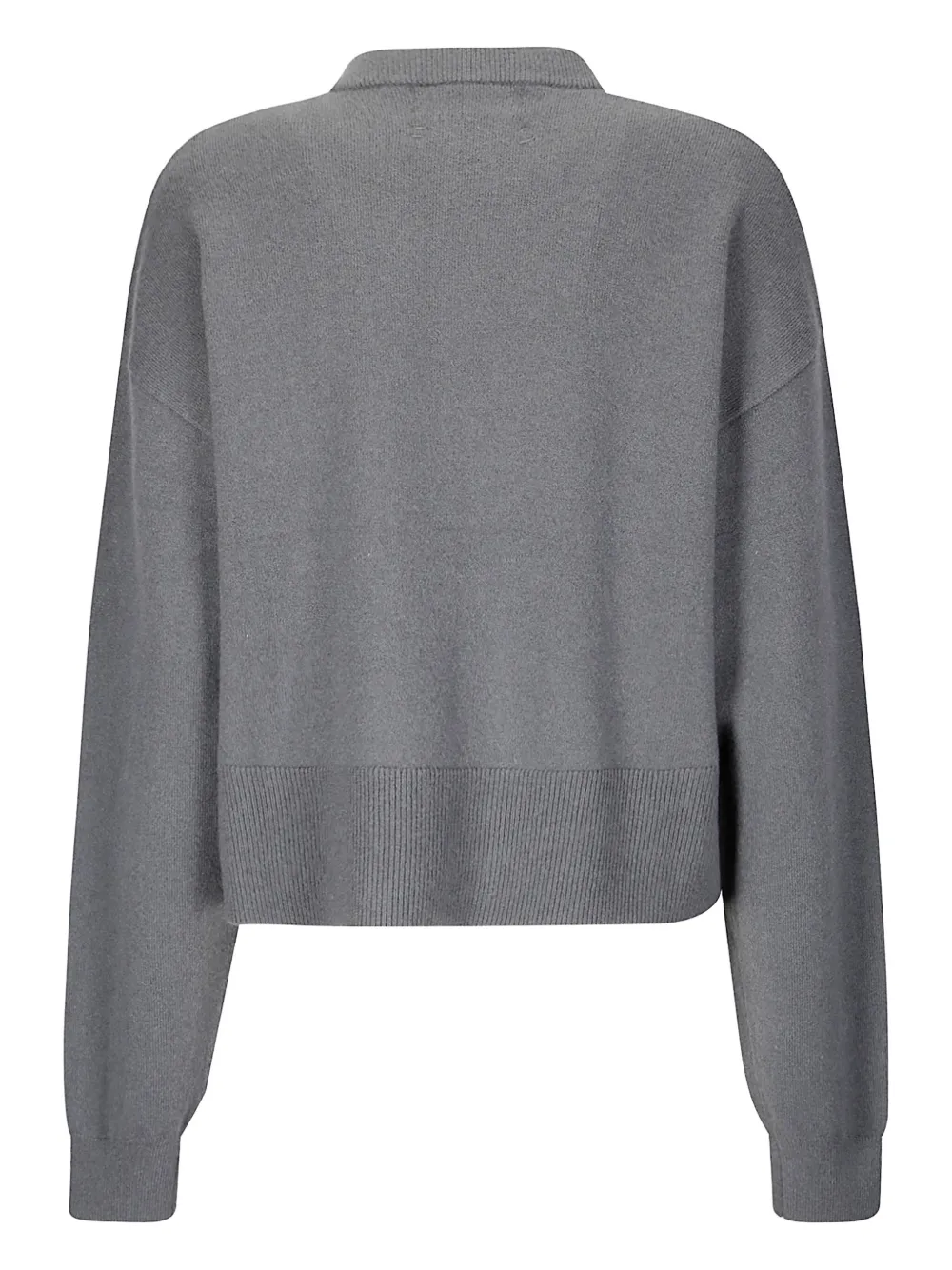 extreme cashmere Chou button-fastening cardigan Grijs