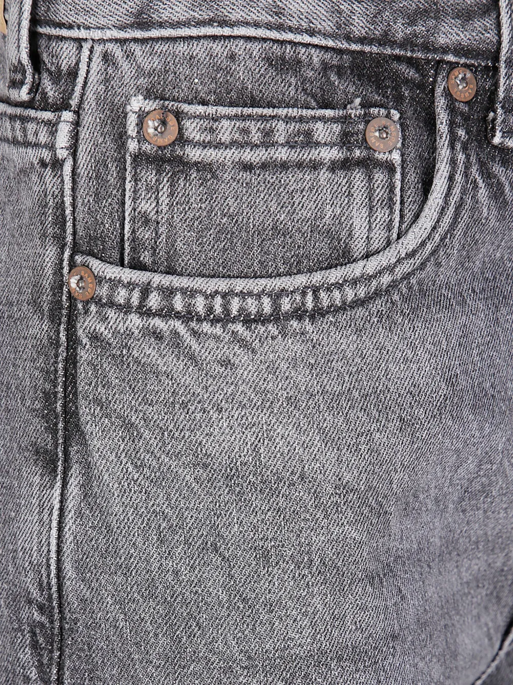 Samsoe & Samsoe Acid-wash Jeans In Gray
