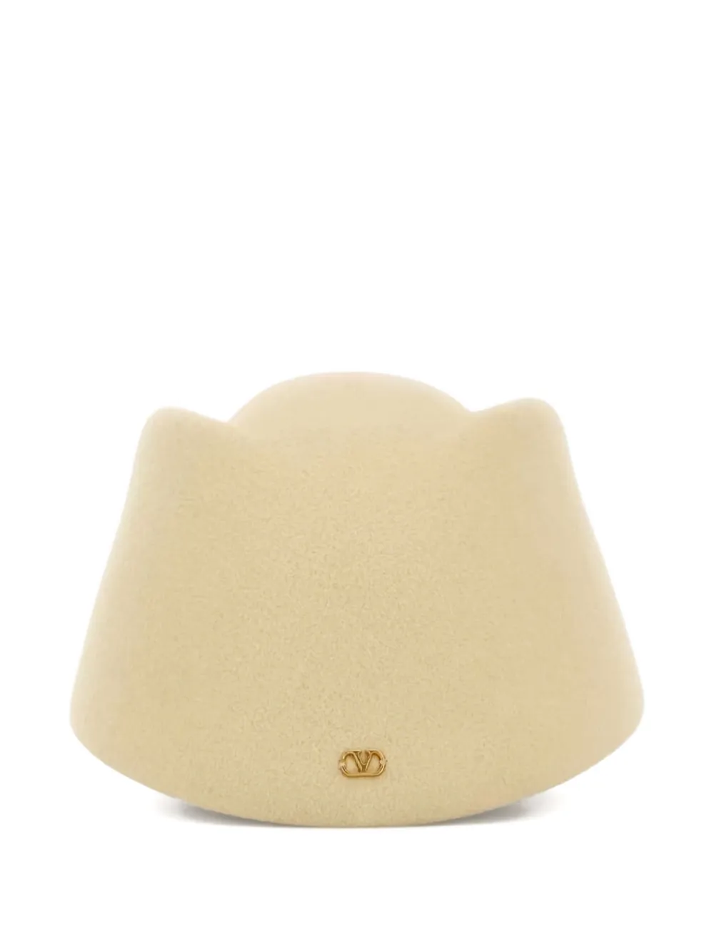 Valentino Garavani VLogo Signature wool hat - ニュートラル Valentino Garavani VLogo Signature wool hat - ニュートラル