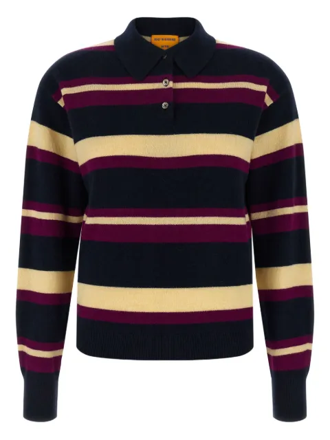 Guest In Residence striped polo shirt