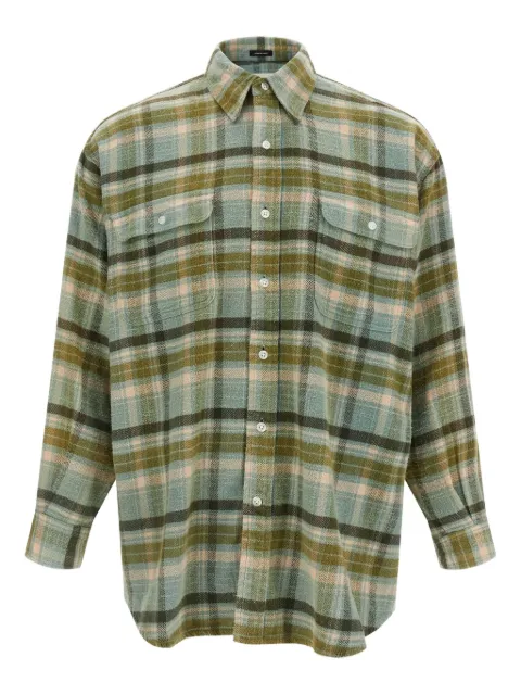 R13 plaid cotton shirt
