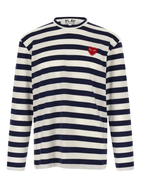 Comme Des Garçons Play striped T-shirt