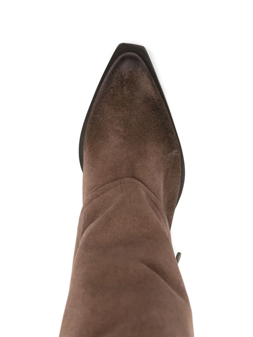 Metisse 50mm side-zip pointed-toe boots Brown