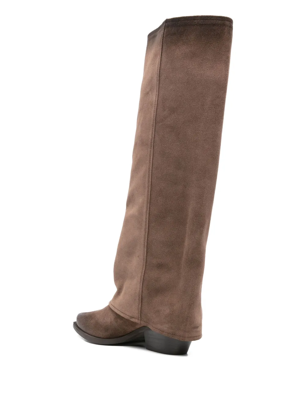 Metisse 50mm side-zip pointed-toe boots Brown