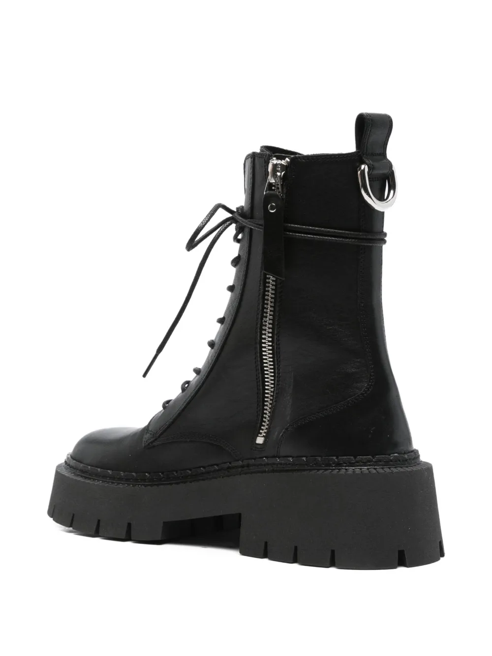 Vic Matie lace-up combat boots Black