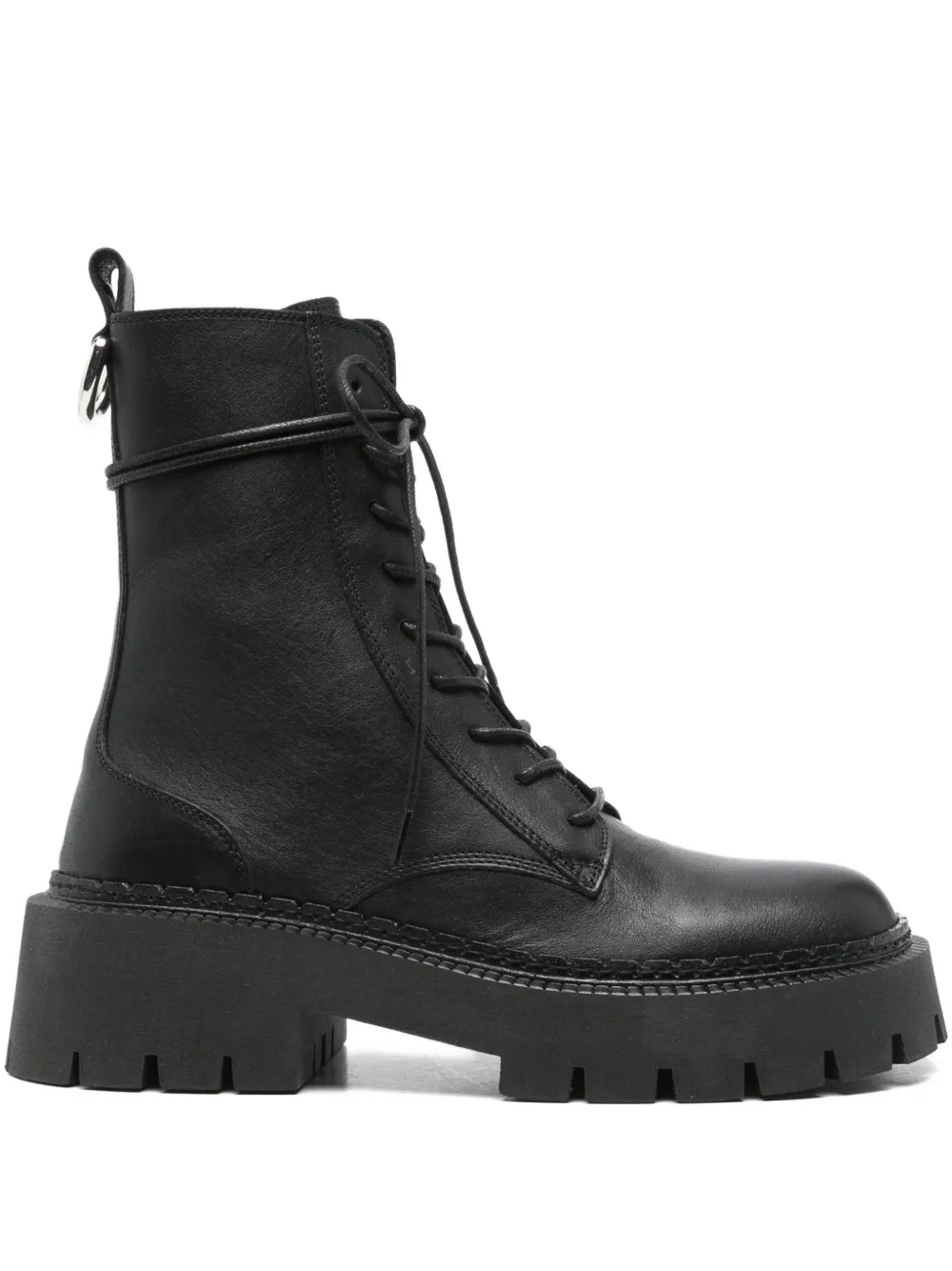 Vic Matie lace-up combat boots Black