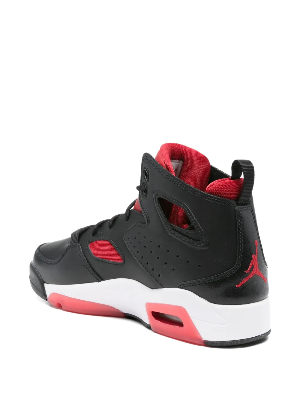 Nike Flight Club 91 perforated sneakers Black