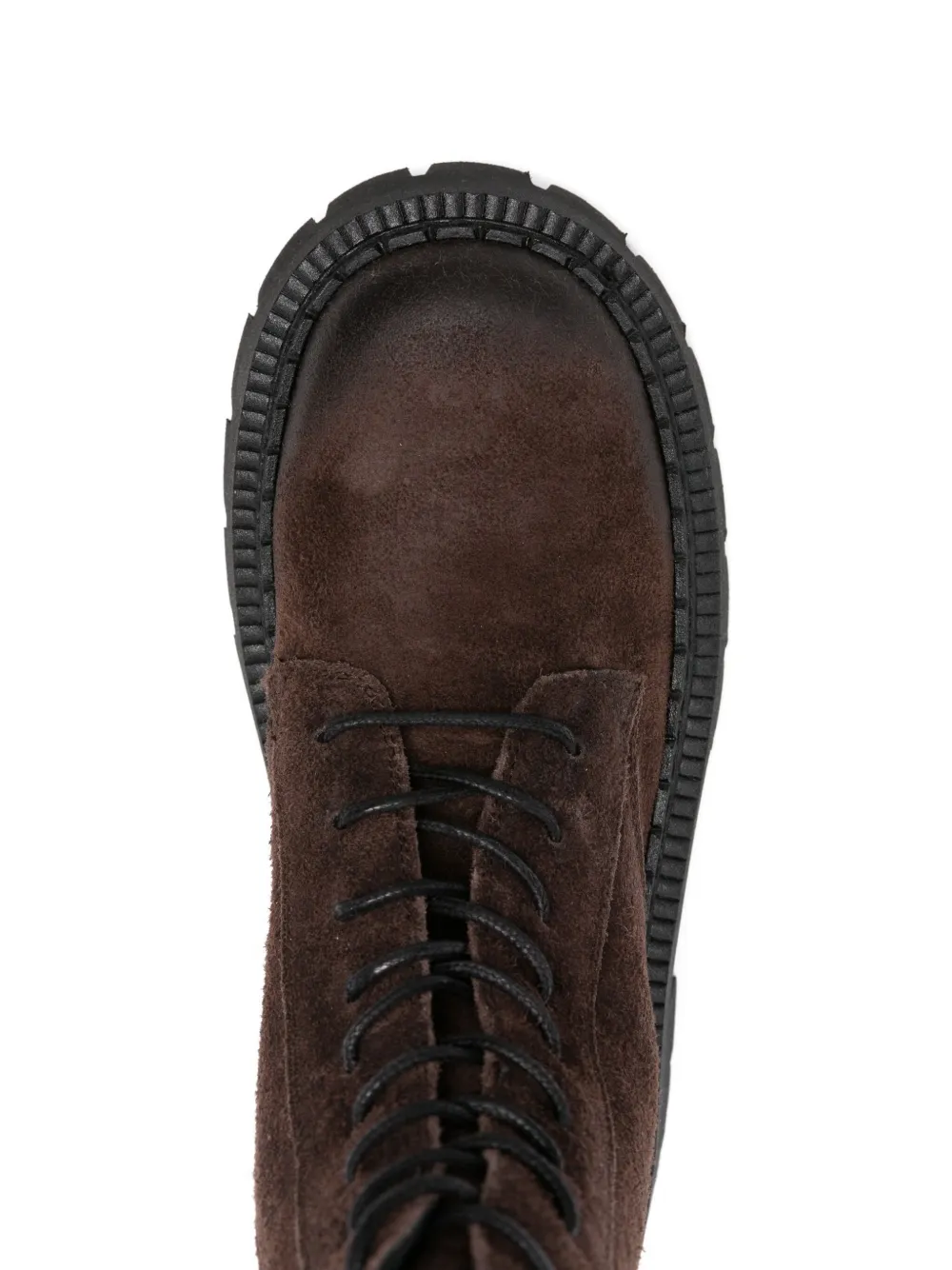 Vic Matie 50mm lace-up platform boots Brown