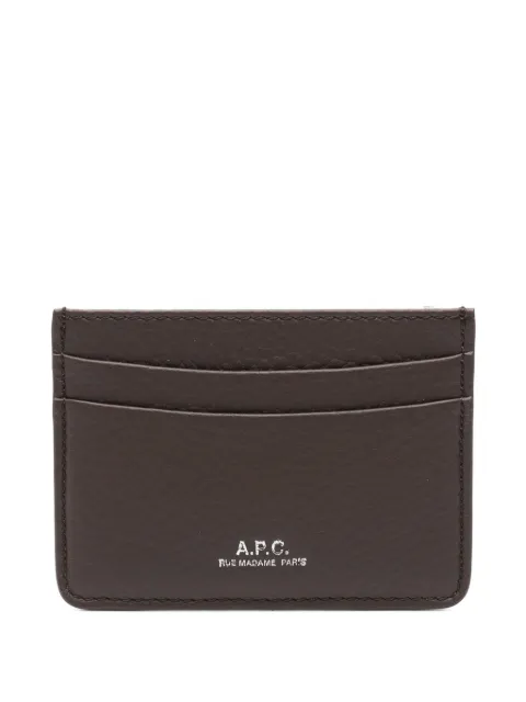 A.P.C. logo-plaque cardholder