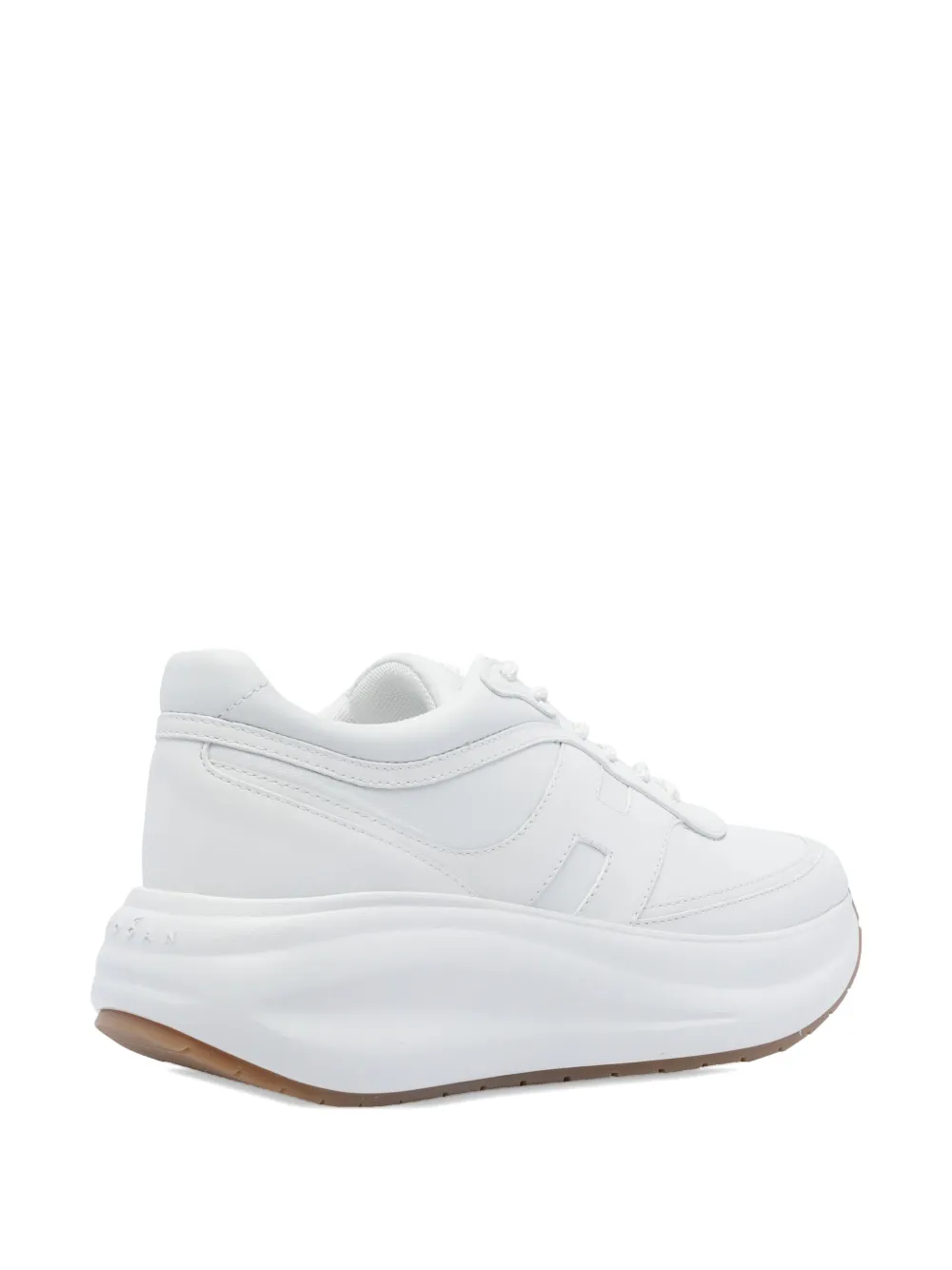 Hogan leather round-toe sneakers White
