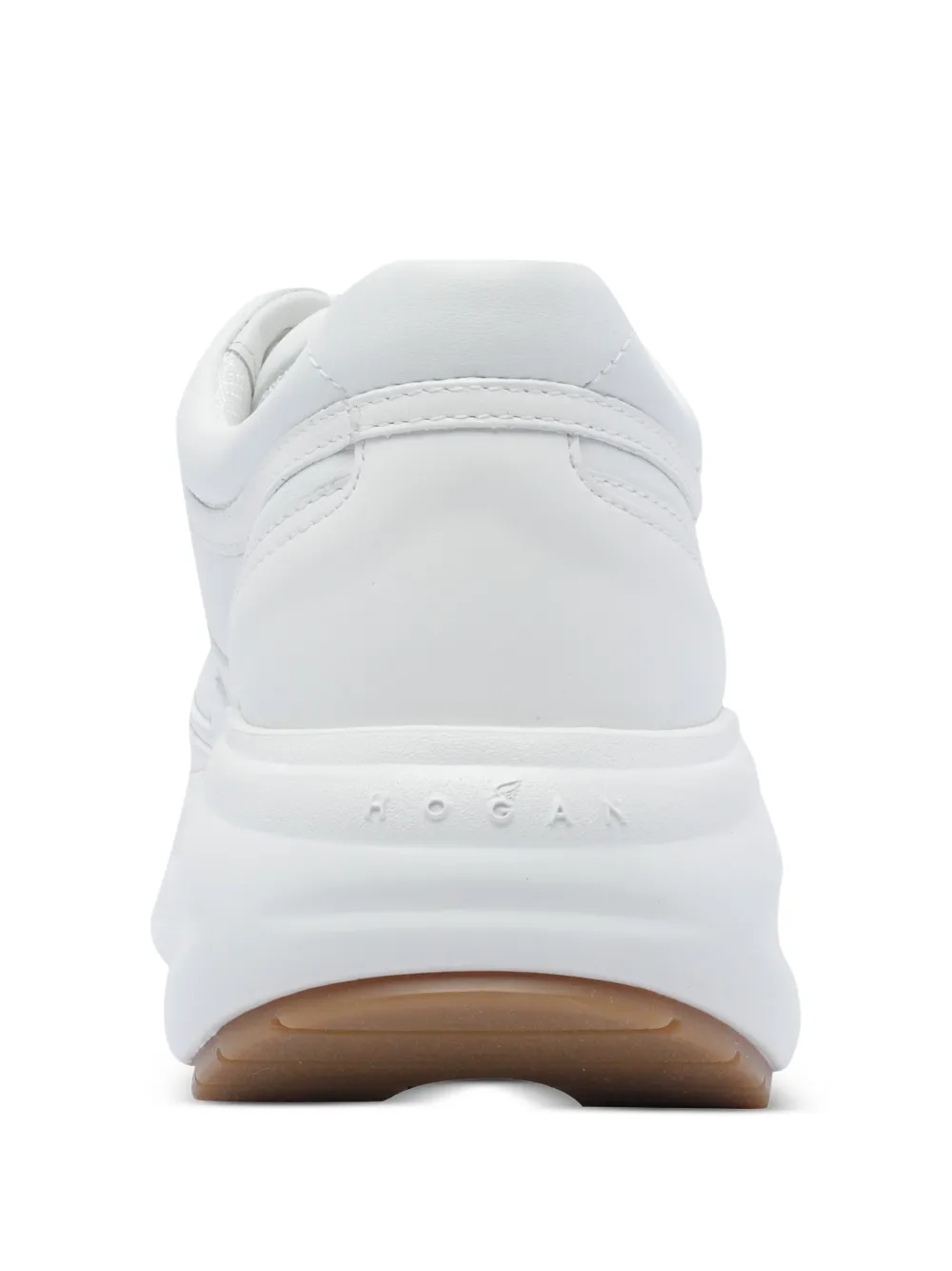 Hogan leather round-toe sneakers White