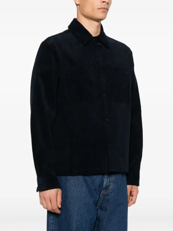 A.P.C. コーデュロイ シャツ | ブルー | FARFETCH JP