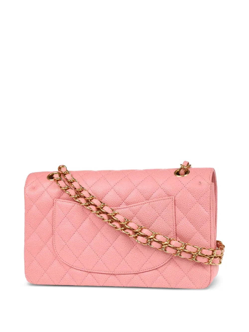 Pre-owned Chanel 2005 Medium Quilted Shoulder Bag In Pink