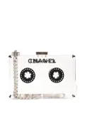 CHANEL Pre-Owned 2004 Cassette tape clutch bag - White