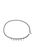 CHANEL Pre-Owned 2005 logo-lettering chain-leather belt - Silver