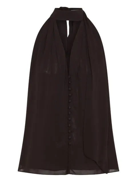 Nicholas Sumira neck-tie buttoned top