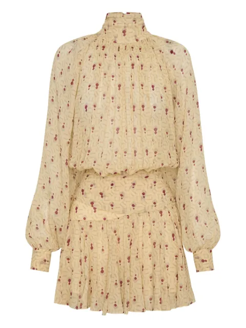 Nicholas Cecile pleated mini dress