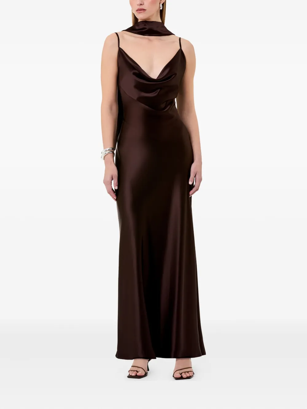 Nicholas Geneva cowl-neck maxi dress | Evening Dresses | Image 2