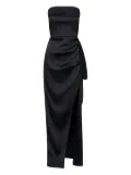 Nicholas Erelyn strapless draped maxi dress - Black