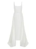 Nicholas Isaline belted overlay midi dress - Neutrals