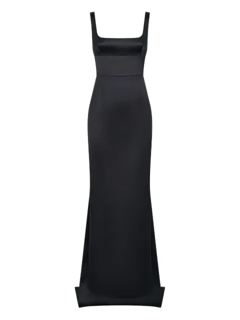 Nicholas square-neck maxi dress