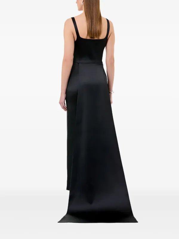 Nicholas square-neck Maxi Dress | Black | FARFETCH