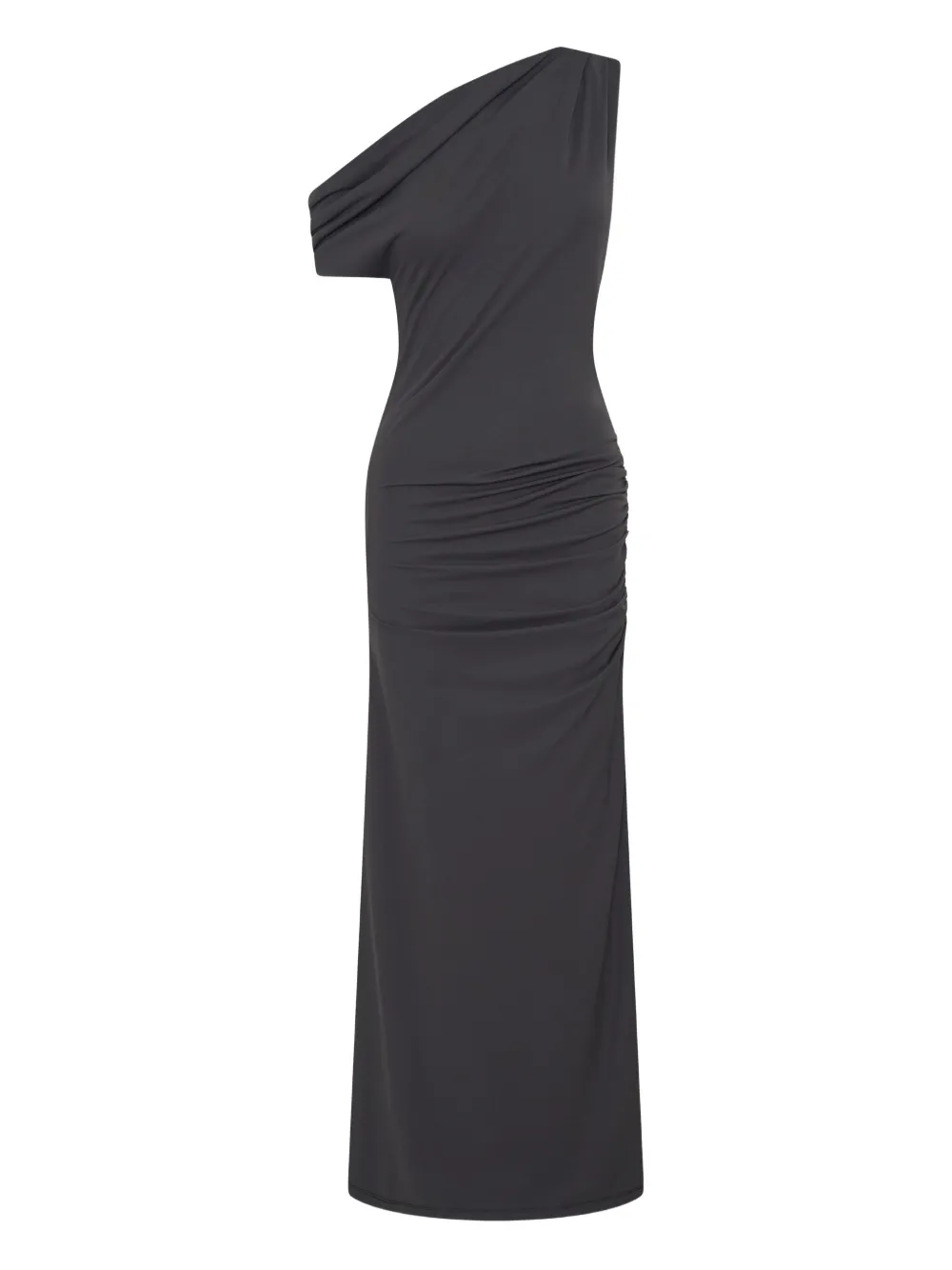Nicholas One-shoulder Maxi Dress In Black