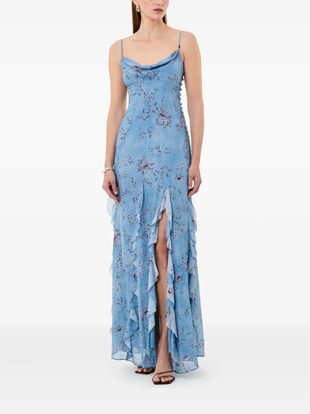 Nicholas Kamila floral-print ruffled maxi dress | Day Dresses | Image 2