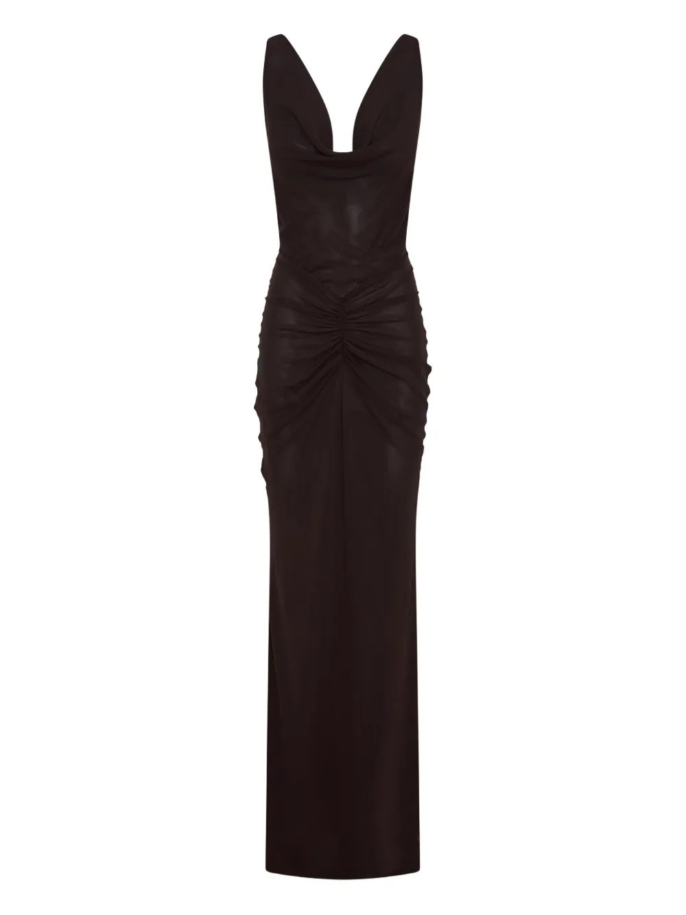Nicholas Sleeveless Maxi Dress In Brown