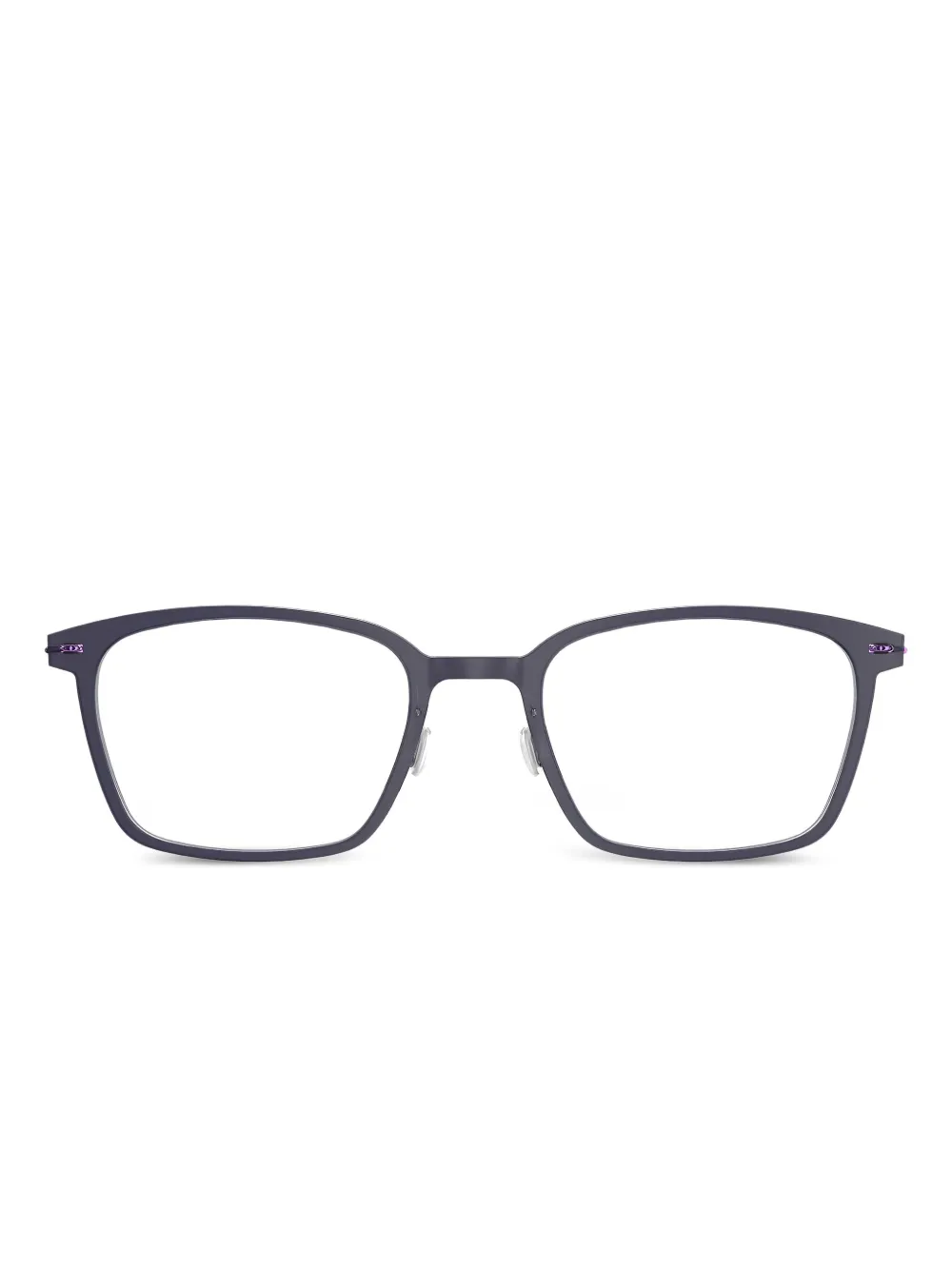 Lindberg square-frame titanium glasses | Blue | Image 1