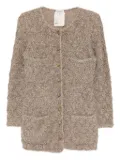 CHANEL Pre-Owned 1993 collarless jacket - Brown