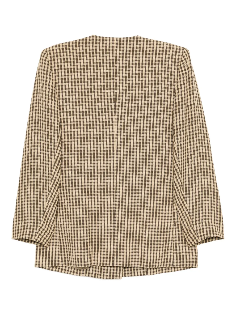 Pre-owned Saint Laurent 1990-2000s Setup Suit Jacket Skirt In Brown