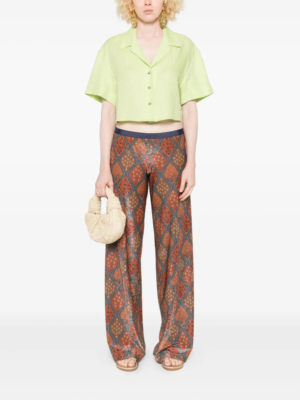 Siyu Straight broek - Oranje