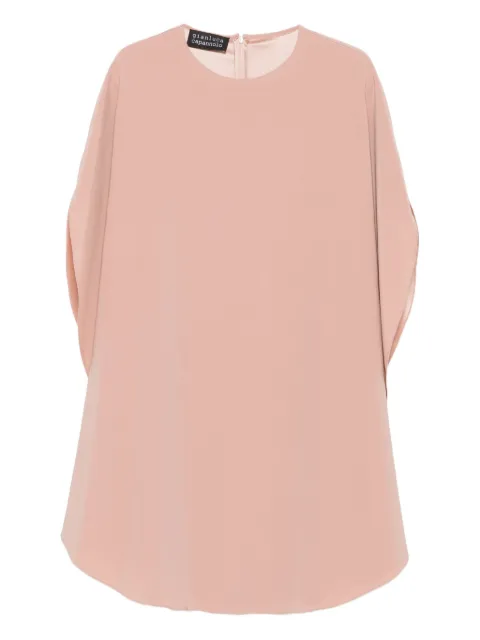 Gianluca Capannolo crew-neck split-sleeve midi dress