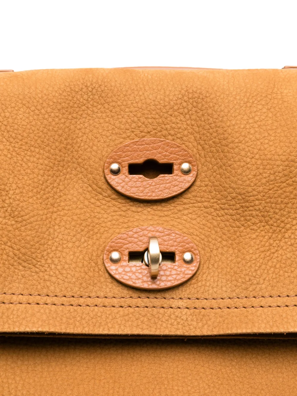 Zanellato Medium A'spasso shopper verfraaid met studs Bruin