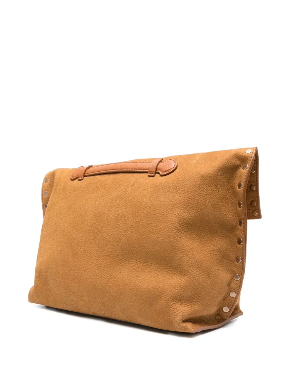 Zanellato Medium A'spasso shopper verfraaid met studs Bruin